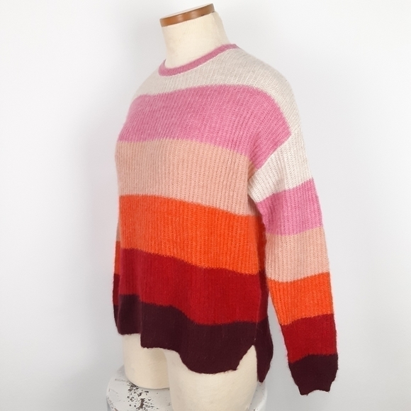 NWT Silverflint Stripe Alpaca Blend Sweater Size XS - Picture 3 of 10